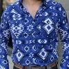 Platini Men's Aztec Digital Print Shirt - AZL7782 -Guadalajara Western Wear IMG 0797