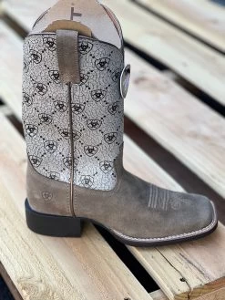 Ariat Brown Bomber Round Up Wide Square Toe Women Boot 13 Ariat Brown Bomber Round Up Wide Square Toe Women Boot -Guadalajara Western Wear IMG 1107