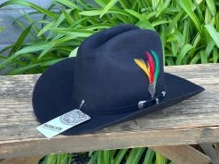 Tejana (Lana Fina) 20x Copa Alta Falda 3.5" Marca Morcon (Negro/Black) 10 Tejana (Lana Fina) 20x Copa Alta Falda 3.5" Marca Morcon (Negro/Black) -Guadalajara Western Wear IMG 1158