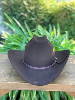 Stetson 6x Rancher Chocolate Cowboy Felt Hat (Copa Alta Falda/Brim 4") -Guadalajara Western Wear IMG 1387