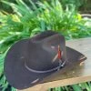 Stetson 6x Rancher Chocolate Cowboy Felt Hat (Copa Alta Falda/Brim 4") -Guadalajara Western Wear IMG 1388