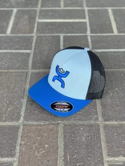 Hooey Coach Black / Blue FlexFit Cap