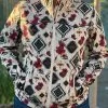 Women's Natural Aztec Floral Soft-Shell Jacket- Rock&Roll Denim -Guadalajara Western Wear IMG 14862