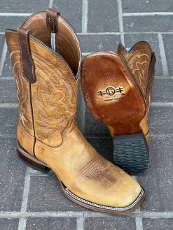 Circle G Men's Light Brown Embroidered Western Boot -Guadalajara Western Wear IMG 1489