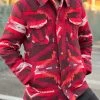 Panhandle Men's Red Aztec Commander Wool Coat -Guadalajara Western Wear IMG 1519