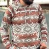 Taupe Men's Aztec Hoodie - Rock&Roll Denim 1 Taupe Men's Aztec Hoodie - Rock&Roll Denim -Guadalajara Western Wear IMG 15372