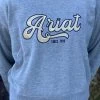 Ariat Women Real Metallic Varsity Logo Sweatshirt -Guadalajara Western Wear IMG 1651