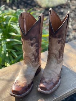 Circle G By Corral Women's Honey Chocolate Embroidery Square Toe Boot -Guadalajara Western Wear IMG 16712