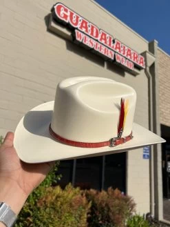 Cuernos Chuecos 150x Chaparral (Copa Chica Falda Chica 3") Toquilla Cognac -Guadalajara Western Wear IMG 1735