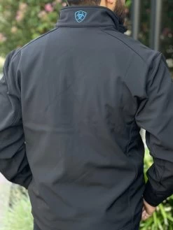 Ariat Men’s Blue Coralt Soft-Shell Jacket -Guadalajara Western Wear IMG 22052