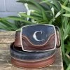 Cuadra Desert Navy Blue Modern Leather Belt