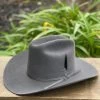 Stetson 6x Rancher Bullet Diamante Negro Cowboy Felt Hat (Copa Alta Falda/Brim 3.5") -Guadalajara Western Wear IMG 2278