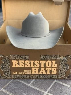 Resistol Prairie Smoke Premier 30x Phantom Grey Cowboy Felt Hat -Guadalajara Western Wear IMG 2317