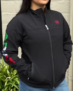Ariat Women Mexico Black Soft-shell Jacket (NEW) -Guadalajara Western Wear IMG 2440