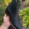 Los Altos Belmont Black Wide Square Toe Botin Charro -Guadalajara Western Wear IMG 2602