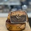 Cuadra Biza Arena Modern Caiman Leather Belt -Guadalajara Western Wear IMG 2683