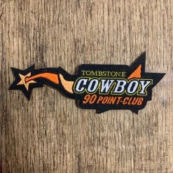 Tombstone Black / Orange Patch (Peel & Stick Patch)