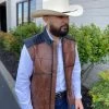 Cuadra Men's Lamb Vest Florence Brown -Guadalajara Western Wear IMG 3222 5fb3c4f0 152b 45d6 b32c 3ad49073ba33