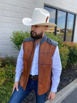 Cuadra Men's Lamb Vest Miel