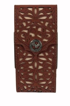 Leather Tooled Cell Phone Case Gallo