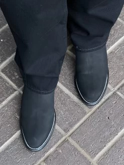 Los Altos Nobuck Negro Botin Chelsea -Guadalajara Western Wear IMG 33612