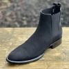Los Altos Nobuck Negro Botin Chelsea -Guadalajara Western Wear IMG 3388