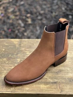 Los Altos Nobuck Chedron Botin Chelsea