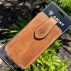 Ariat Light Brown Leather Cell Phone Case (Fits IPhone PLUS) -Guadalajara Western Wear IMG 34882