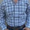 Ariat Pro Series Brady White Classic Long Sleeve Shirt -Guadalajara Western Wear IMG 3641