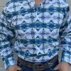 Ariat Irvin White Classic Long Sleeve Shirt -Guadalajara Western Wear IMG 3642