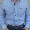 Ariat Pro Dayne Mini Stripe Classic Long Sleeve Shirt -Guadalajara Western Wear IMG 36552