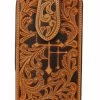 Nocona Leather Tooled Floral Cell Phone Case