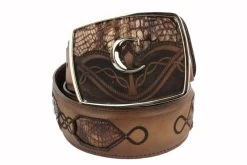 Cuadra Lumber Bone Modern Caiman Leather Belt -Guadalajara Western Wear IMG 3826 900x b4326c8b 352e 4630 b81d e98dc9300a9c