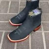 Wild West Nobuk Black Wide Square Toe Botin Charro -Guadalajara Western Wear IMG 4084 7705d6c5 97ef 40ff 806e 75d4ce5f1268