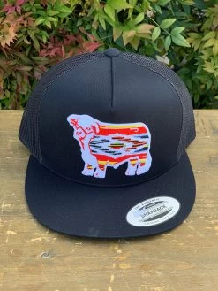 Lazy J Ranch Wear Cap Aztec Blk/Blk