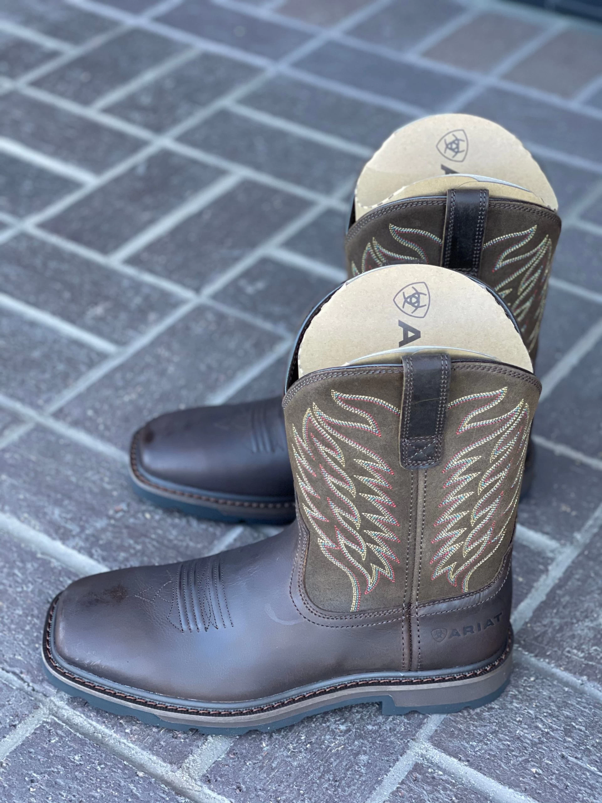 Ariat Groundbreaker Electrical Hazard Soft Toe Square Toe Work Boot 11 Ariat Groundbreaker Electrical Hazard Soft Toe Square Toe Work Boot - Image 9