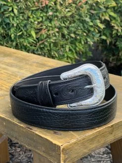 Nocona Black Bullhide Belt