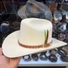 Tombstone 1000x Johnson (Copa Alta) With Genuine Cognac Caiman Leather Band -Guadalajara Western Wear IMG 4878
