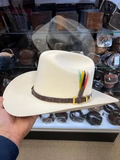 Tombstone 1000x Johnson (Copa Alta) With Dark Brown Caiman Leather Band