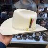 Tombstone 1000x Johnson (Copa Alta) With Winter White Caiman Leather Band -Guadalajara Western Wear IMG 4892