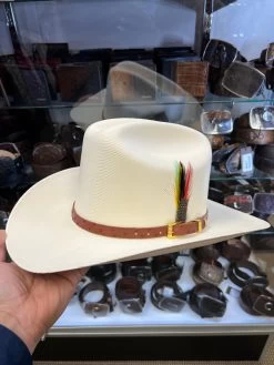 Tombstone 1000x Johnson (Copa Alta) With Genuine Cognac Ostrich Leather Band