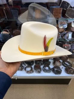 Tombstone 1000x Johnson (Copa Alta) With Genuine Buttercup Ostrich Leather Band