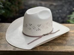 American Hat Co. Straw #8500 Crown: Minnick Brim: 4" CHL Trim: 2 CAHS