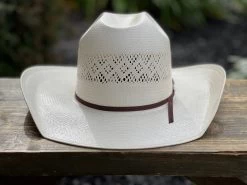 American Hat Co. Straw #8300 Crown: Minnick Brim: 4" CHL Trim: 2 CAHS -Guadalajara Western Wear IMG 5131