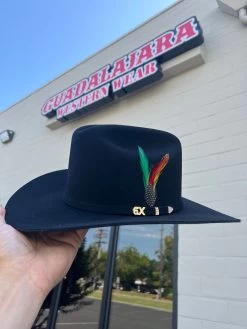 Stetson Serrateli 6x Tejana Negra Estilo Sinaloa (Copa Chica Falda/Brim 3.5") -Guadalajara Western Wear IMG 5431