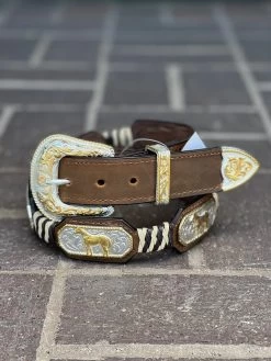 Potro Crazy Miel Cinto - Miel / Plata / Dorado