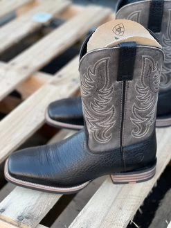 Ariat Men's Black/Slate Grey Everlite Countdown Western Boot -Guadalajara Western Wear IMG 5665