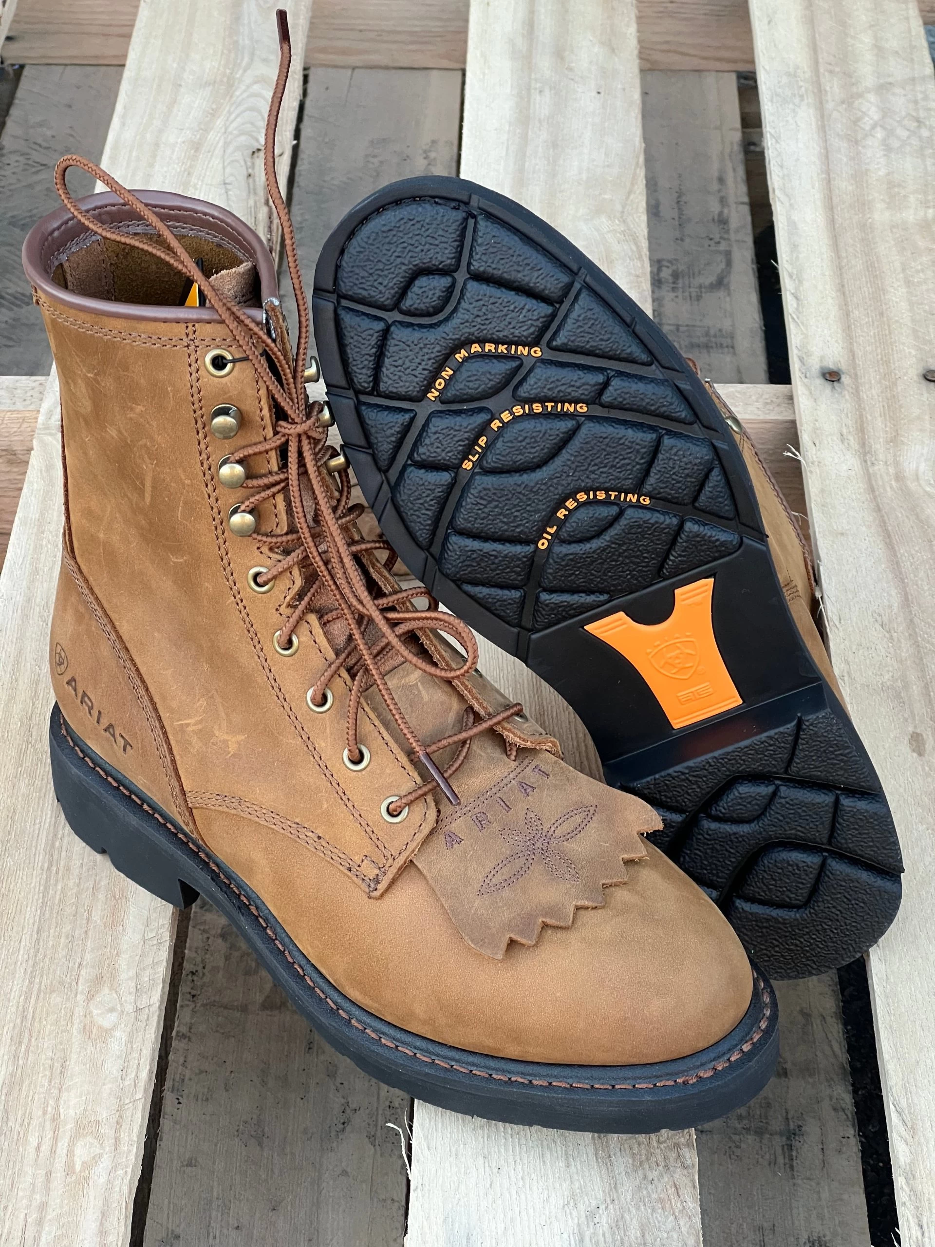 Ariat Cascade 8" Round Toe Soft Toe Work Boot 7 Ariat Cascade 8" Round Toe Soft Toe Work Boot - Image 5