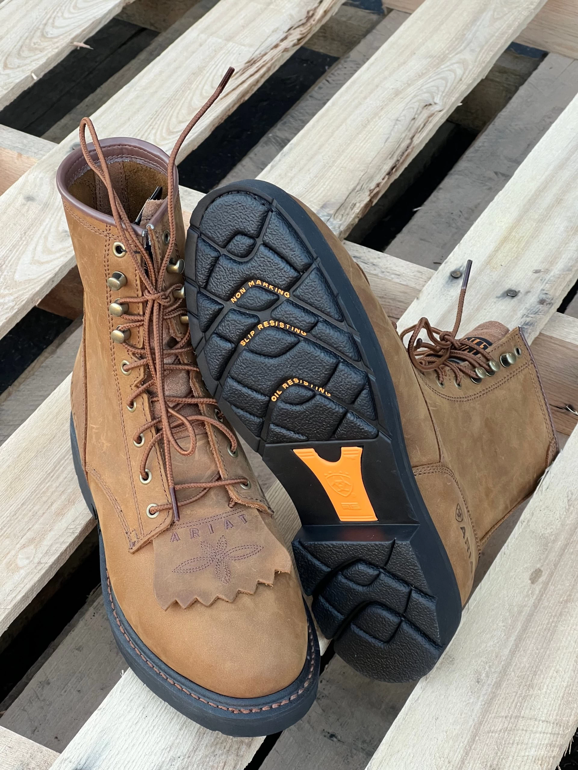 Ariat Cascade 8" Round Toe Soft Toe Work Boot 5 Ariat Cascade 8" Round Toe Soft Toe Work Boot - Image 3