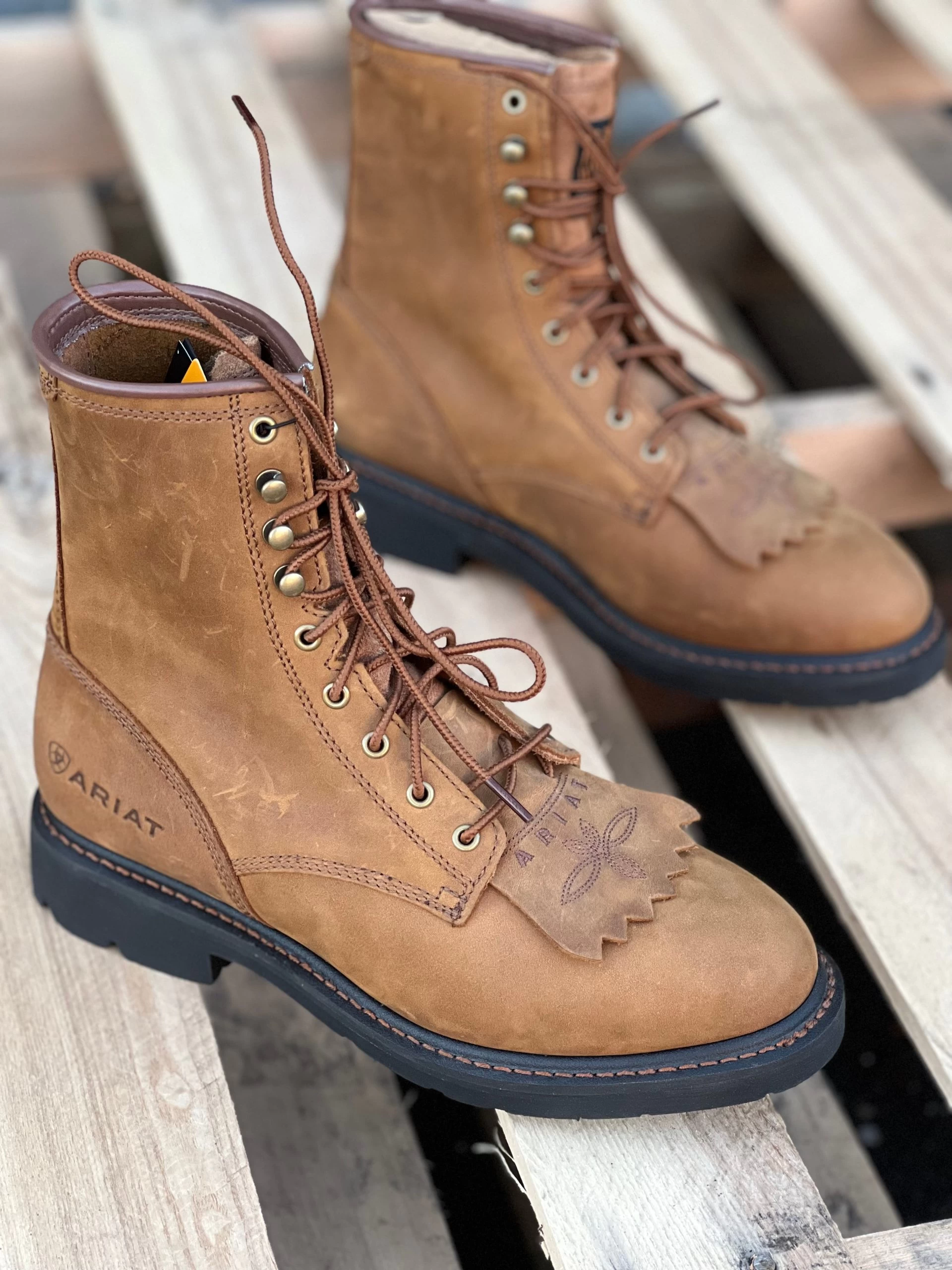 Ariat Cascade 8" Round Toe Soft Toe Work Boot 6 Ariat Cascade 8" Round Toe Soft Toe Work Boot - Image 4